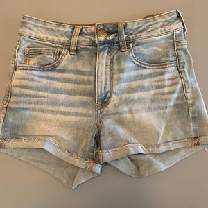 High waisted Jean shorts